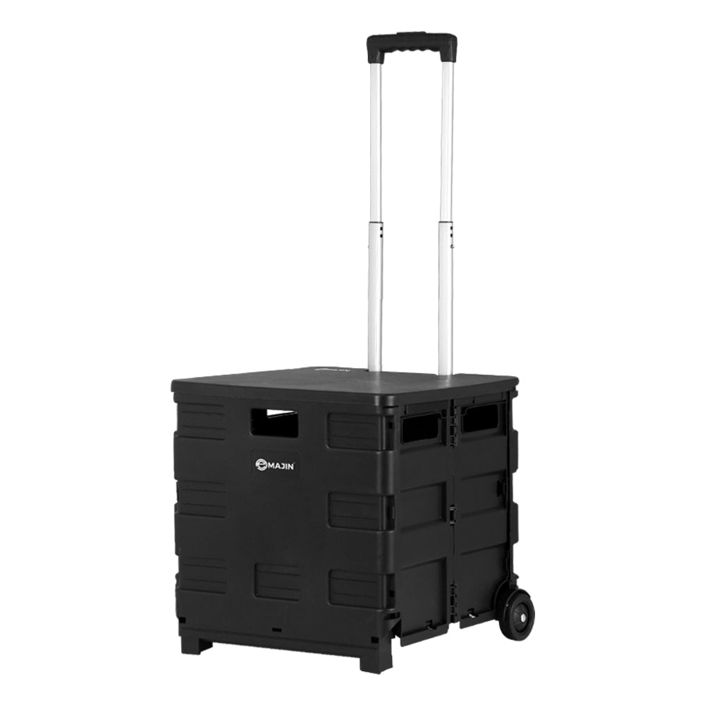 Emajin | Foldable Shopping Cart | Trolley Grocery Basket | Rolling Wheel | Portable | 35KG