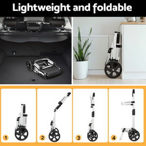 Emajin | Shopping Trolley Cart | Foldable | 45KG | Black