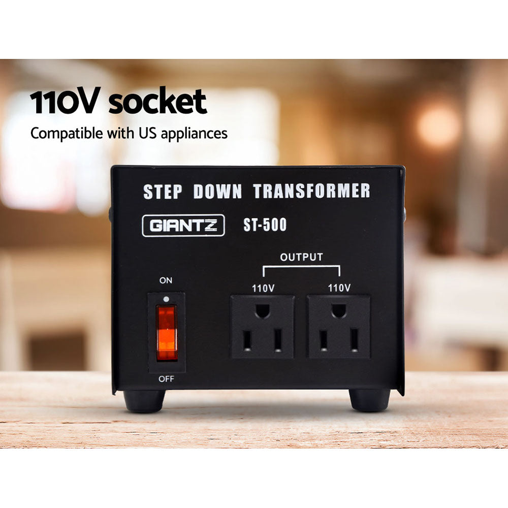 Step Down Transformer | 500W | 240V to 110V | Voltage Converter | AU-US
