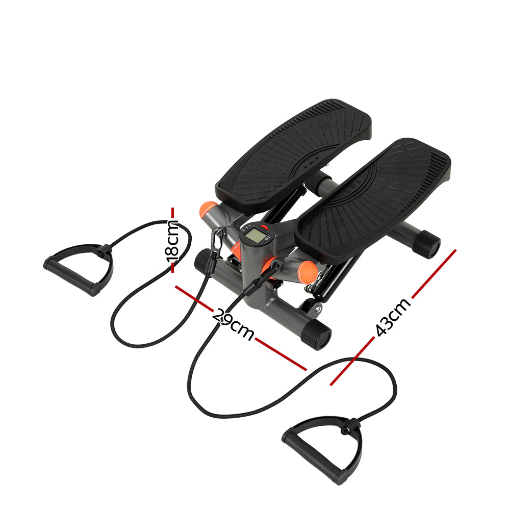 Everfit Mini Stepper with Resistance Rope | Aerobic Step Trainer | Home Gym | 150KG