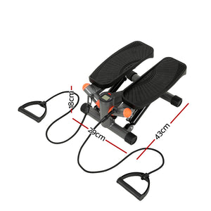 Everfit Mini Stepper with Resistance Rope | Aerobic Step Trainer | Home Gym | 150KG