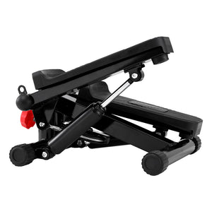 Everfit Mini Stepper | Compact Home Workout Step Machine with Resistance Ropes | Black