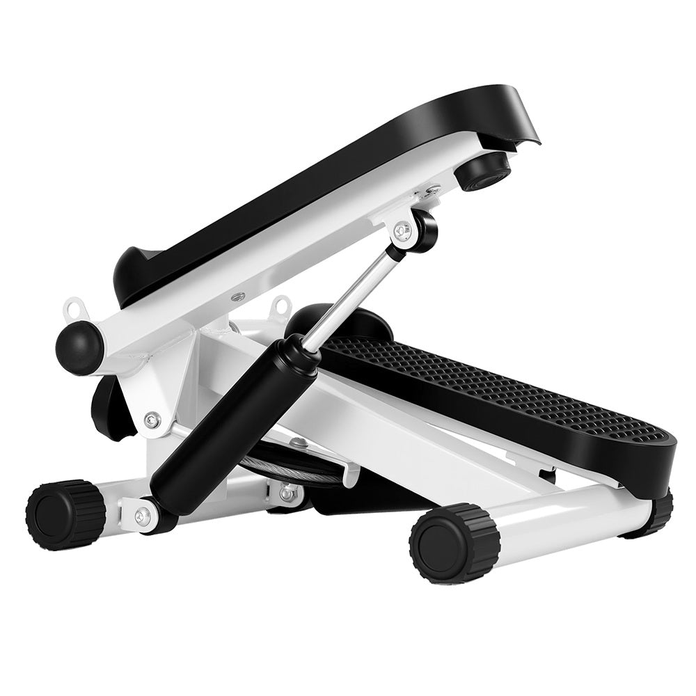 Everfit Mini Stepper | Compact Home Workout Step Machine with Resistance Ropes | White