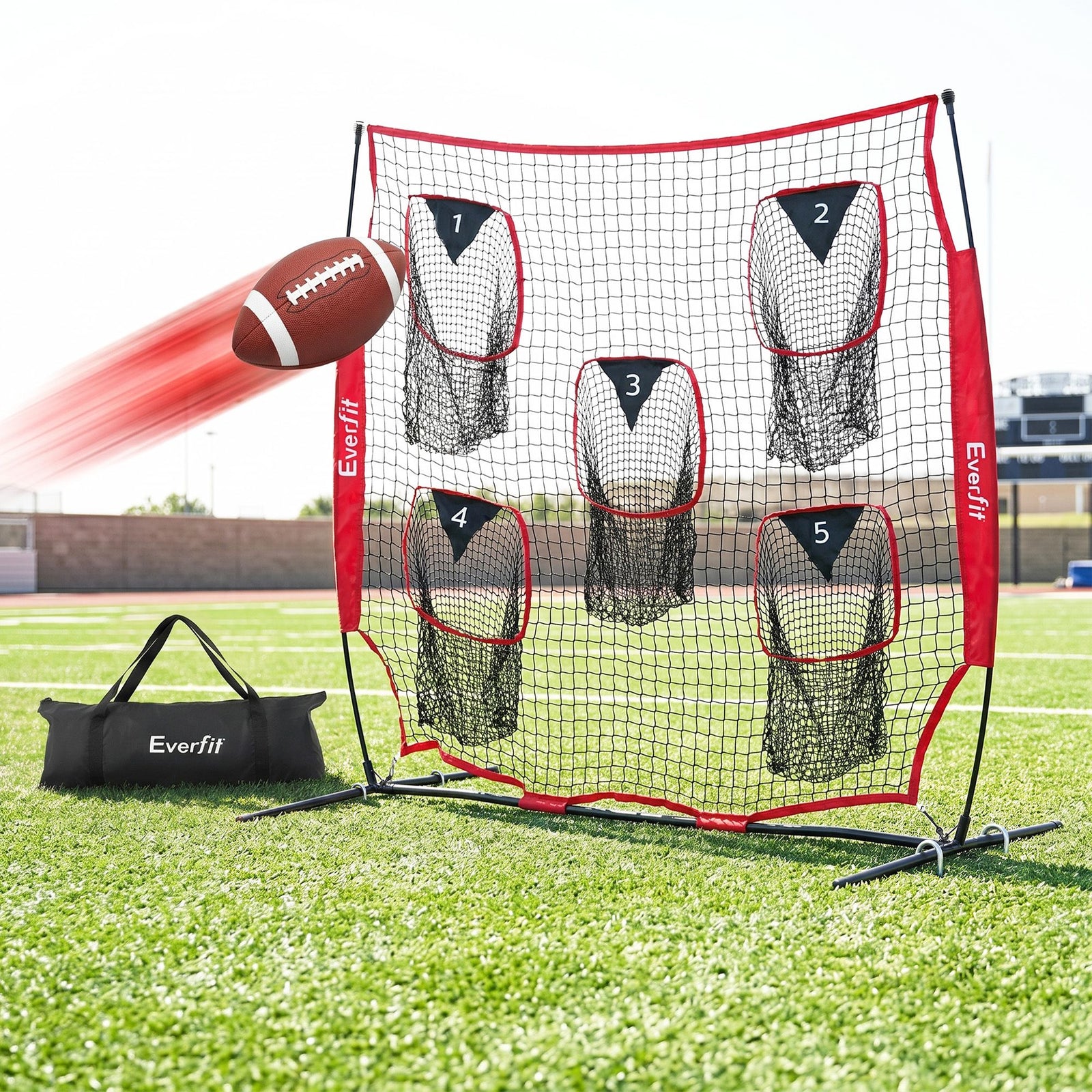Football Training Net | 1.8m Portable Soccer Goal Rebounder