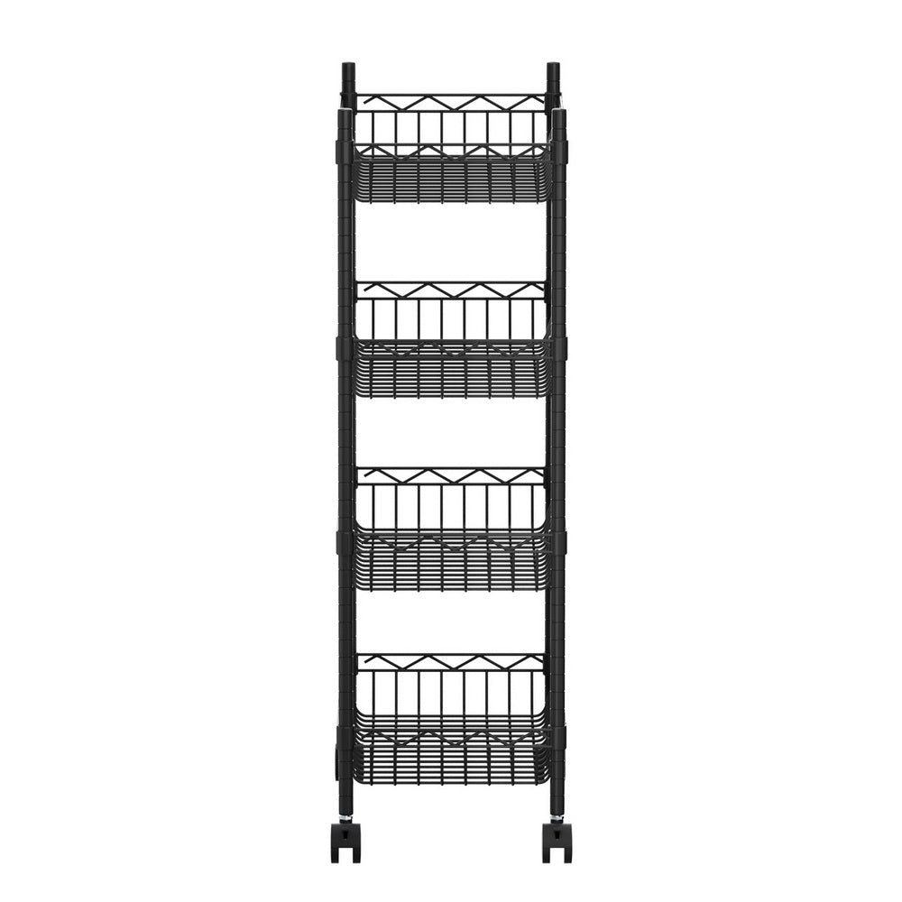 Storage Shelving Unit | 4 Tier | Adjustable | With Wheels | Garage Kitchen