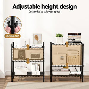 Shelving Unit | 3 Tier | Adjustable Steel Storage Rack