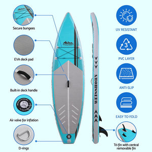 Stand Up Paddle Board | 10.5ft Inflatable SUP, Paddleboard & Kayak | Green