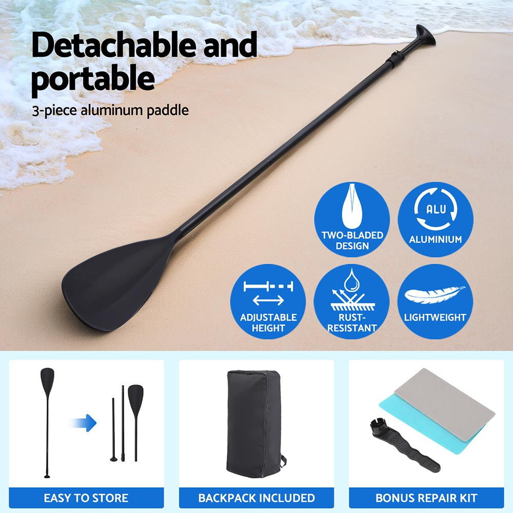 Stand Up Paddle Board | 10.5ft Inflatable SUP, Paddleboard & Kayak | Green