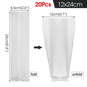 Polypropylene Mushroom Grow Bags | Autoclavable Cultivation Bags for Spawn & Substrate | Multiple Sizes & Pack Options