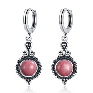 Natural Stone Bohemian Drop Earrings | Kyanite & Moonstone | Assorted Designs