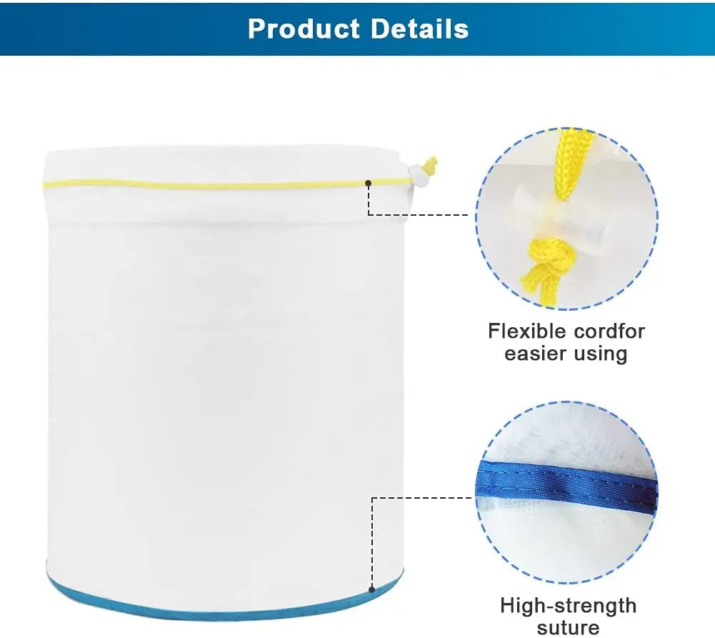 Ice Filter Full Mesh Bubble Bags | 20 Gallon - 8 Bag Set