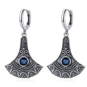 Natural Stone Bohemian Drop Earrings | Kyanite & Moonstone | Assorted Designs