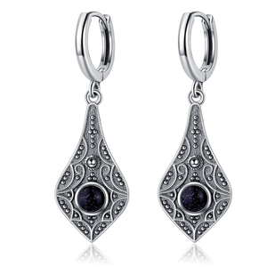 Natural Stone Bohemian Drop Earrings | Kyanite & Moonstone | Assorted Designs