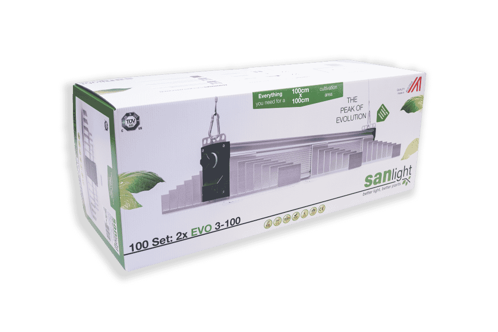 Sanlight Evo 100 LED Grow Light Set | 2 X EVO 3-100