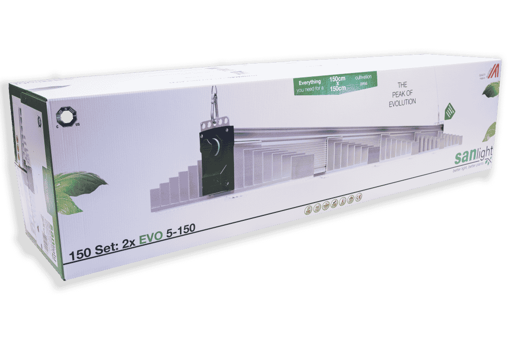 Sanlight Evo 150 LED Grow Light Set | 2 X EVO 5-150