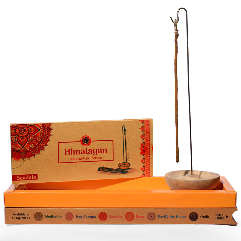Sandalo Himalayan Rope Incense With Burner