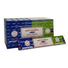 Satya Nag Champa And Holy Basil Incense Sticks - 192g Mixed Box