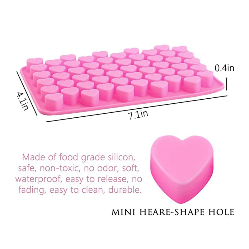 Gummy Mold Trays With Heart Design