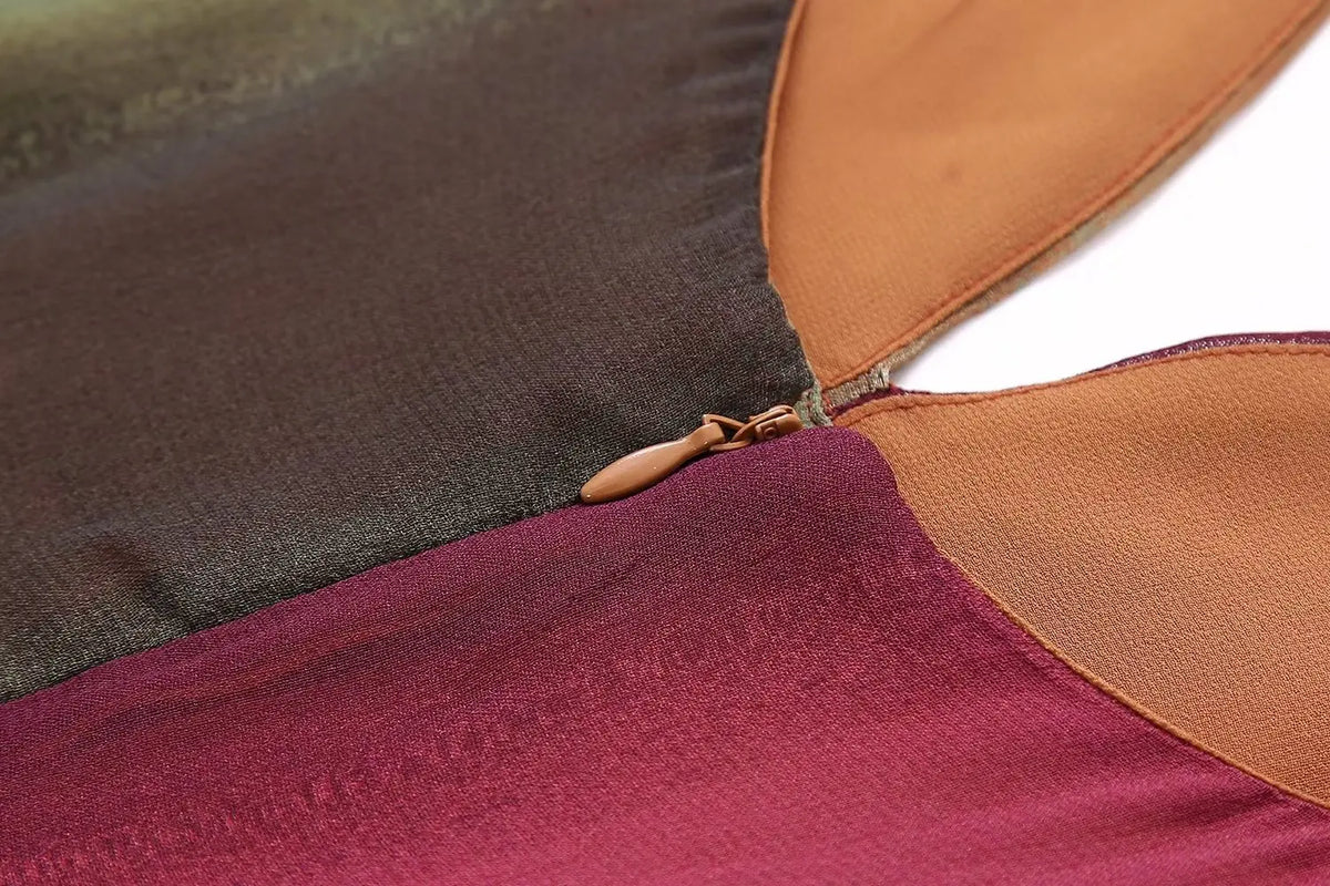 Elegant Hippie Long V-Neck Dress | Sizes XS-L