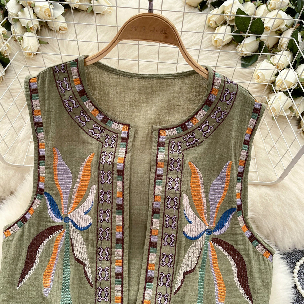 Cute Women's O-Neck Vest | Bohemian Styled | Various Colours