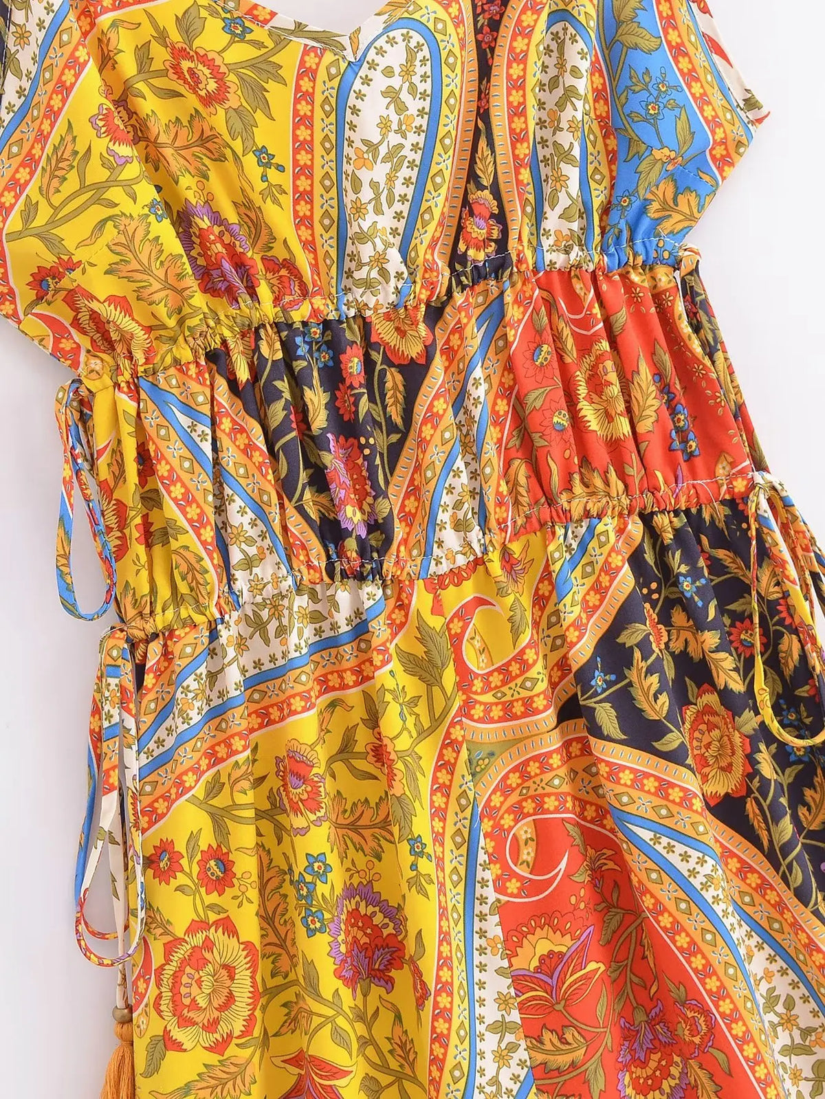 Bright Hippie Styled Overall Romper | Various Colours | Sizes S-L