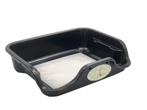 Black Lap Trim Tray Bin Set With 150 Micron Screen + Replaceable Sieve