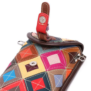 Cute Mini Cross Should Leather Patchwork Messenger Bag