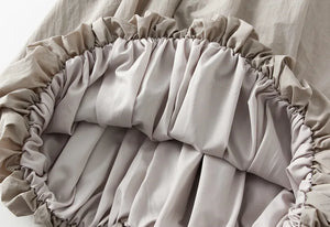 Solid Coloured High Waisted Skirt | Double Layered | Various Colours