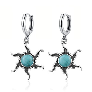Natural Stone Bohemian Drop Earrings | Kyanite & Moonstone | Assorted Designs