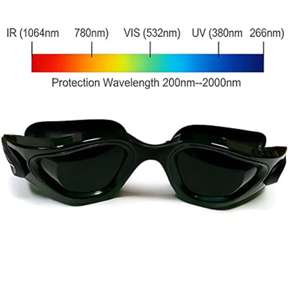 Laser Safety Glasses for Red Light Therapy | Soft Silicone Protective Goggles