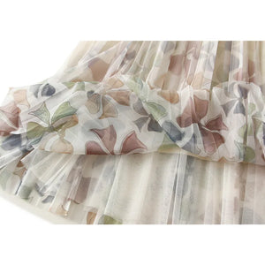 Women's Hippie Styled Three Layered Floral Skirt | Various Colours | Free Size