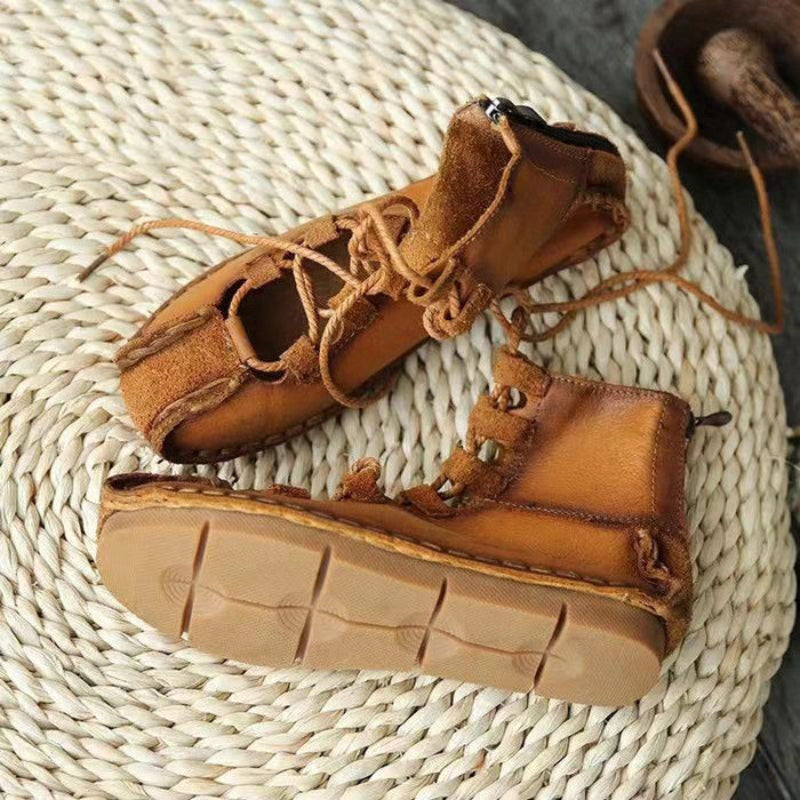 Women's Moccasins | 2cm Genuine Leather Soft Flats Loafers | Retro Designer Summer Shoes | Comfortable & Stylish | Sizes 33-42