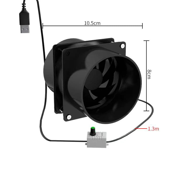 USB Ventilation Fan With Speed Controller