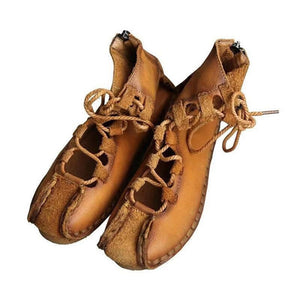 Women's Moccasins | 2cm Genuine Leather Soft Flats Loafers | Retro Designer Summer Shoes | Comfortable & Stylish | Sizes 33-42