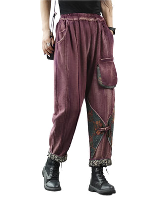 Hippie Styled Women's Casual Loose Fit Harem Trousers | Various Colours | Free Size