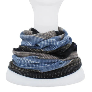 Dual-Use Women’s Beanie | Striped Autumn & Winter Hat | Fashionable Skull Cap