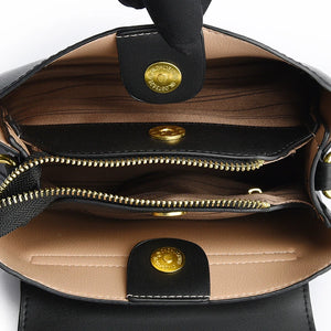 Cute Women's Leather Hippie Shoulder Bag | Various Colours