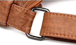 Plain Soft Leather Handbag With Zipper Closures | Various Colour Options