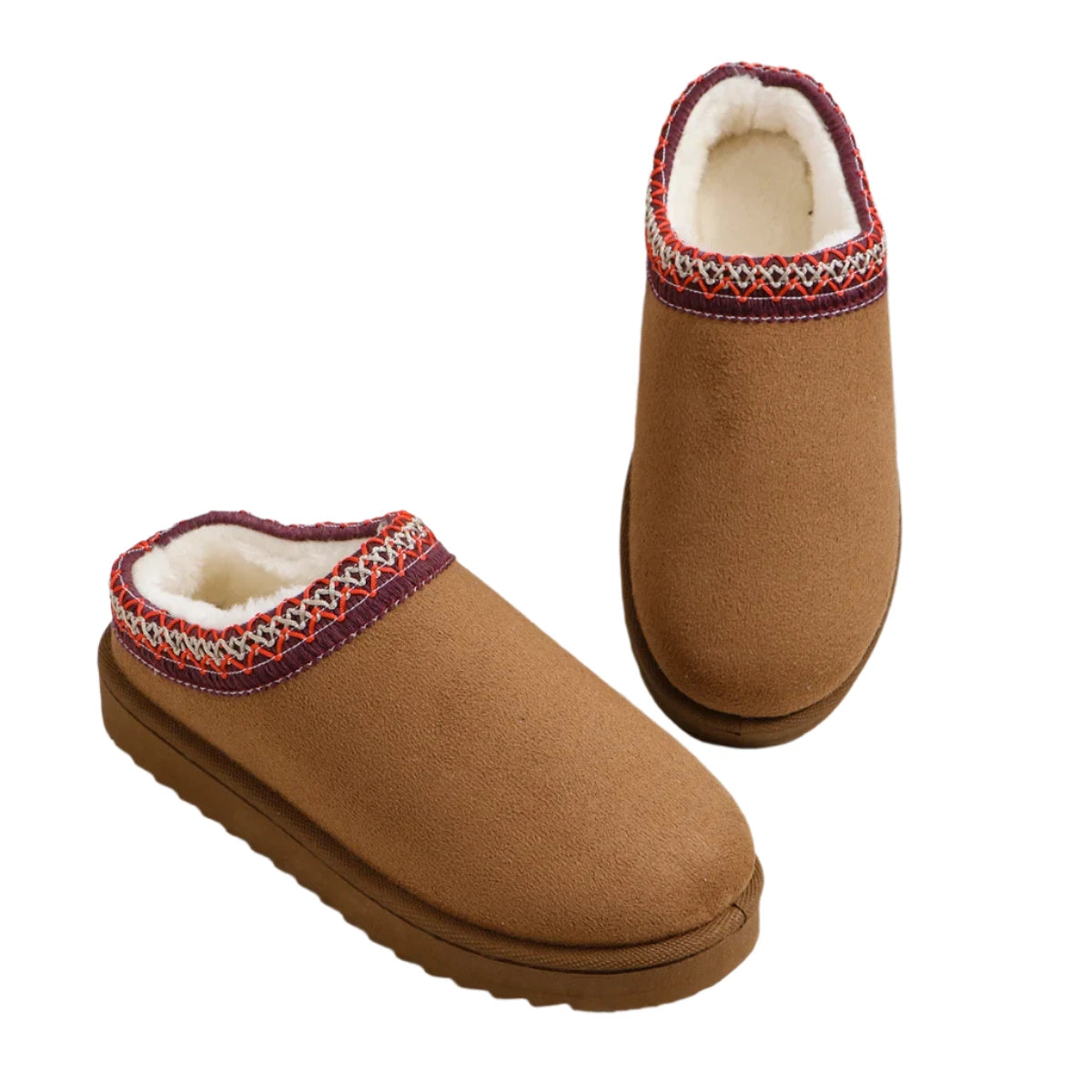 Women's Cashmere-Lined Snow Boots | Winter Warm Slip-On Ankle Boots