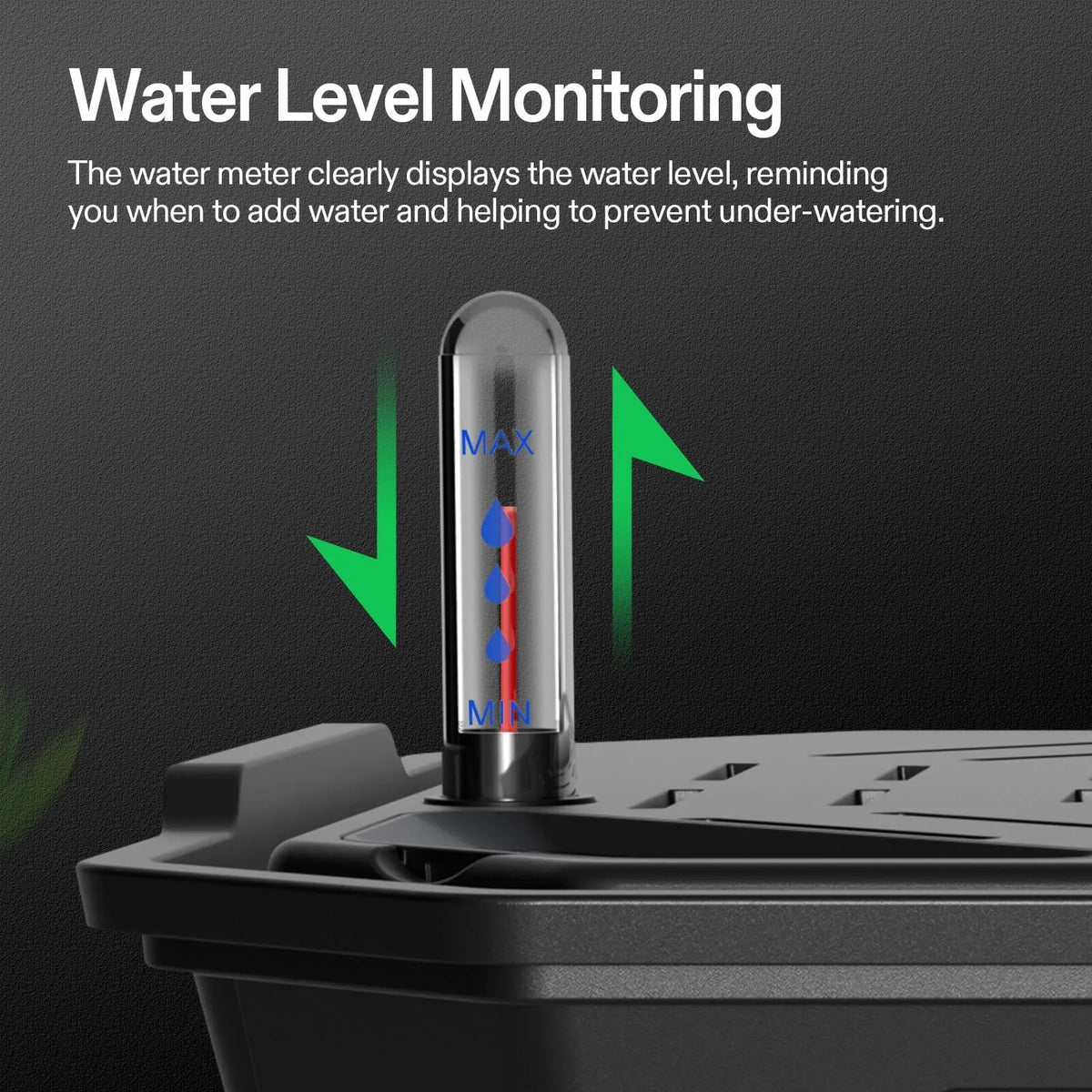 Self-Watering Base for Fabric Pots | 4-Pack Auto-Irrigation System with 6L Reservoir & Water Meter | Fits Up to 5 Gallon Grow Bags