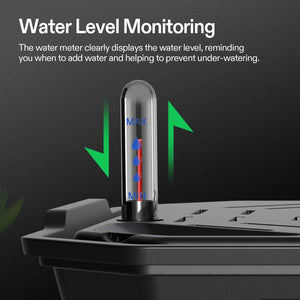 Self-Watering Base for Fabric Pots | 4-Pack Auto-Irrigation System with 6L Reservoir & Water Meter | Fits Up to 5 Gallon Grow Bags
