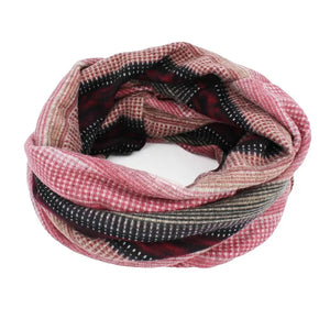 Dual-Use Women’s Beanie | Striped Autumn & Winter Hat | Fashionable Skull Cap