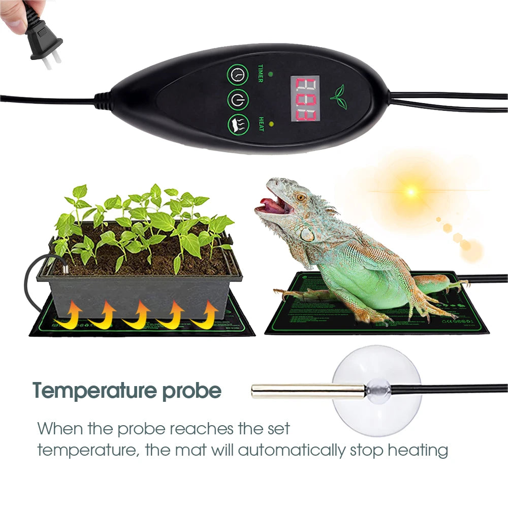 Seedling Heating Mat with Temperature Controller | 3 Sizes