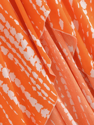 Bohemian Backless High-Low Maxi Dress | Floral Strapless Rayon Summer Holiday Dress with Tassels | Black, Sage, Orange, Aqua | S–L