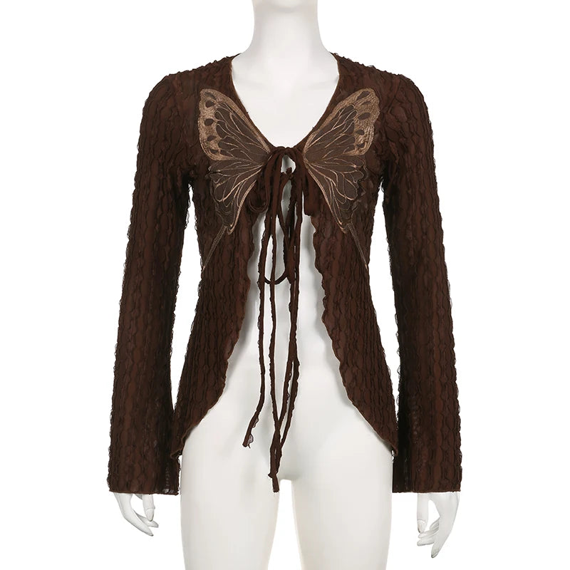 Fairy & Bohemian Styled Butterfly Festival Top | Sizes S-L