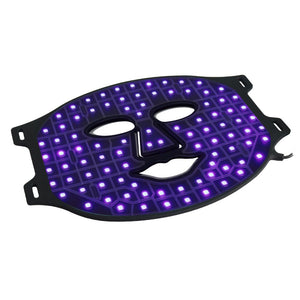 Silicone LED Light Therapy Face Mask | 4 Wavelengths (660/850/415/605nm) | Rechargeable | Dimming + Timer | Whole Face Coverage