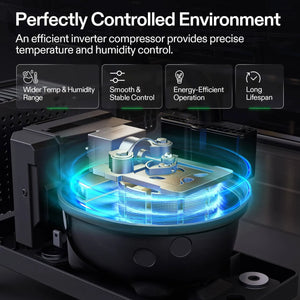 Smart Post-Harvest Drying & Curing Box | Temperature + Humidity Control | App + Touchscreen | Even 360° Airflow
