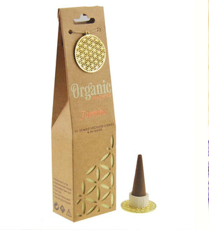 Organic Goodness Jasmine Incense Cones | 60 Pack