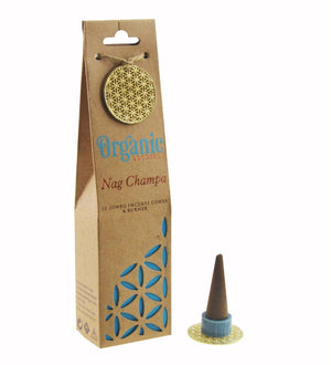 Organic Goodness Nag Champa Incense Cones | 60 Pack