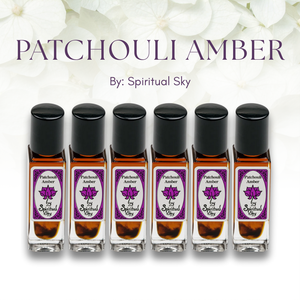 Spiritual Sky Perfume Oil - Patchouli Amber - 6 Pack